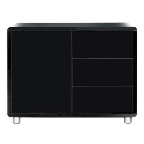 Soho Black Gloss Sideboard