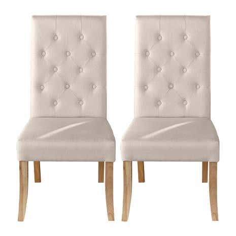Antoinette Cream Pair of Dining Chairs