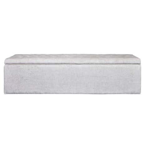 Mayfair Mink Chenille King Bed Ottoman