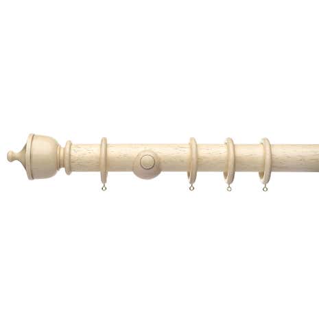 Swish Cambridge Fixed White Curtain Pole Dia. 50mm