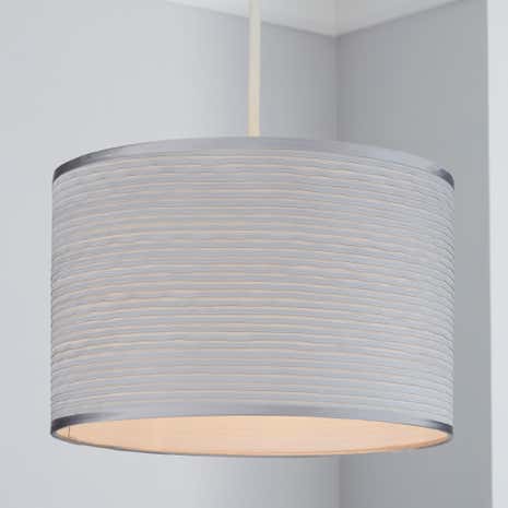 Large Ripple Cylinder Pendant