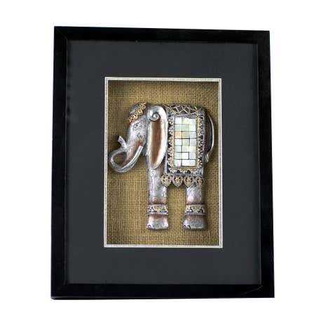 Shadow Box With Elephant