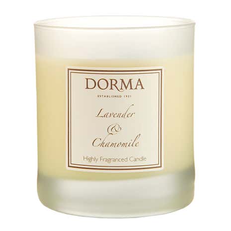 Dorma Lavender and Chamomile Wax Filled Glass Candle