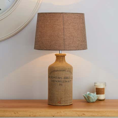 Albury Jute Sack Table Lamp
