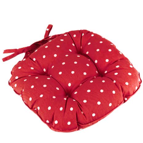 Red Dotty Seat Pad