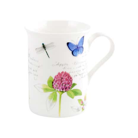 Flora and Fauna Flared Floral Mug