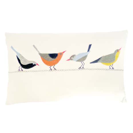 Birds on a Wire Cushion