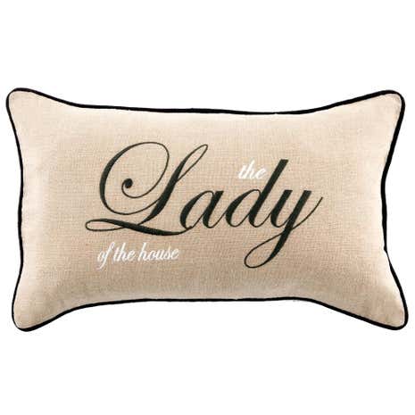 Lady of the House Boudoir Cushion