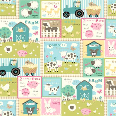 Farmyard PVC Fabric