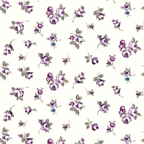 Heather Rosebud Fabric
