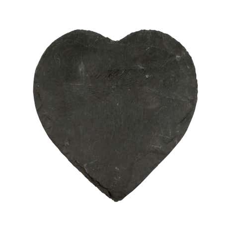 Core Heart Slate Candle Plate