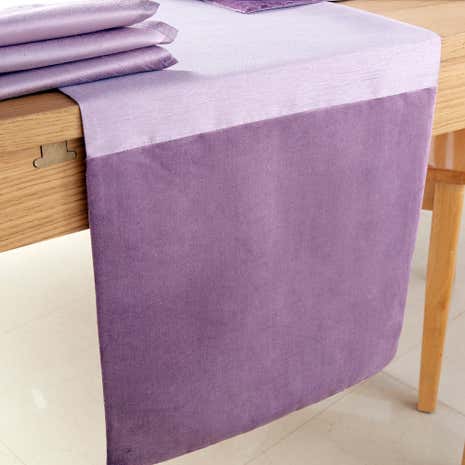 Lilac Sharis Table Runner