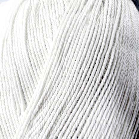 Patons 100g White 100% Cotton Wool