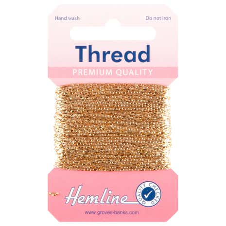 Light Gold Glitter Thread