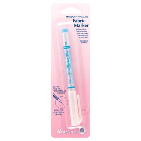 Hemline Fine Line Wipe Off Fabric Marker