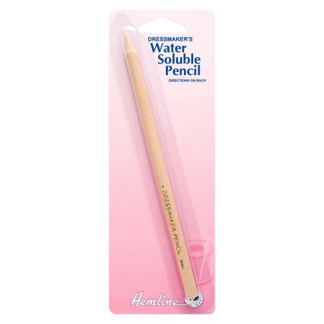 Hemline White Water Soluble Pencil