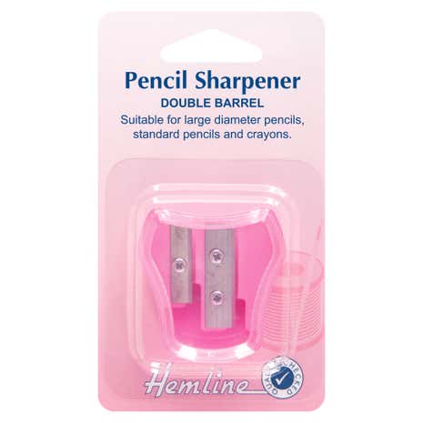 Hemline Double Barrel Pencil Sharpener