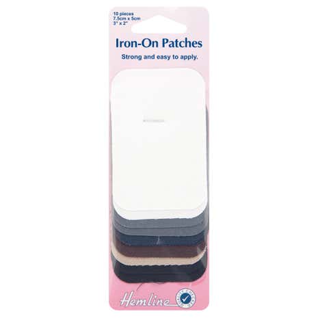 Hemline Iron On Patches