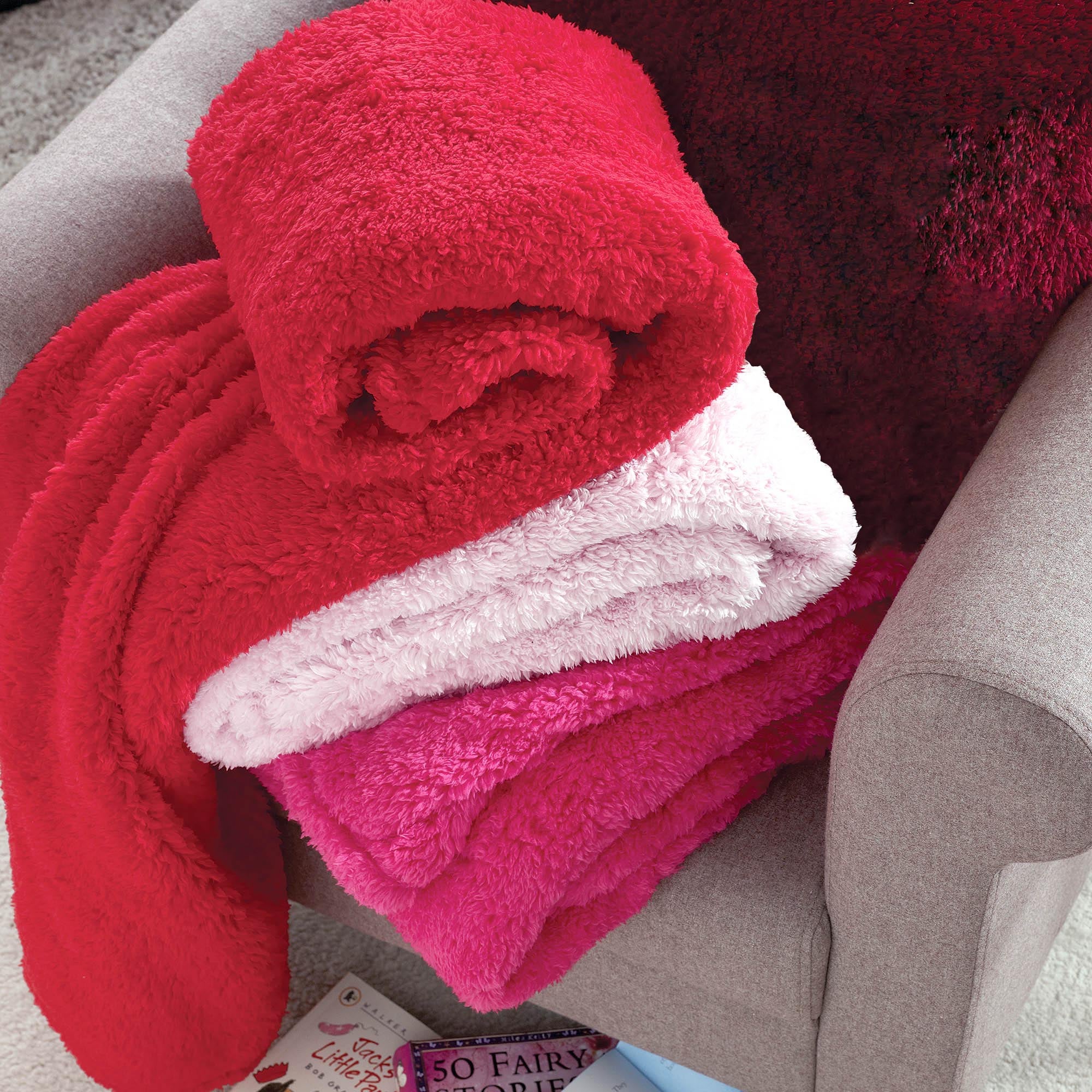 dunelm teddy blanket