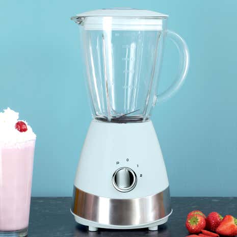 Candy Rose Duck Egg Glass Jar Blender