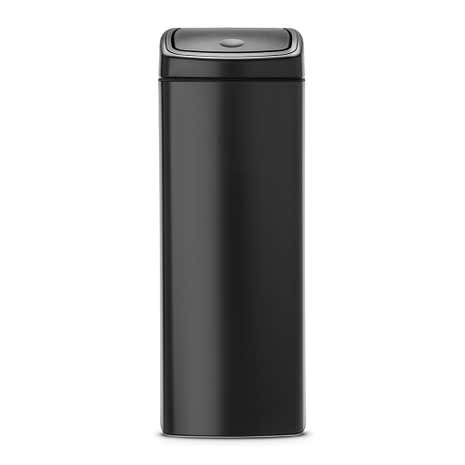 Brabantia Matt Black 25 Litre Touch Bin