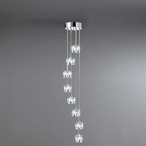 8 Light Ice Cube Cluster