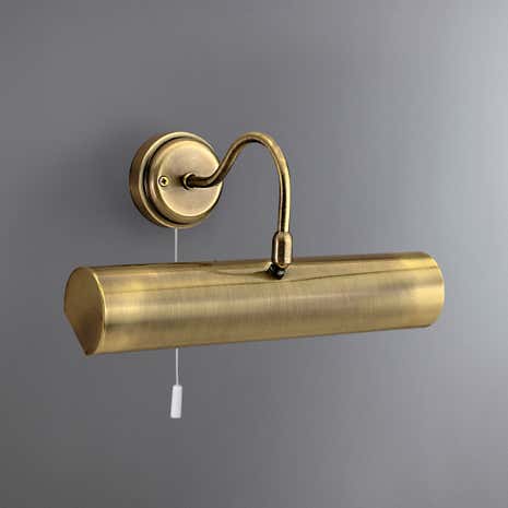 Antique Brass Picture Light