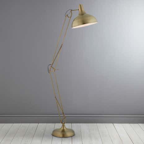 Antique Brass Floor Lamp