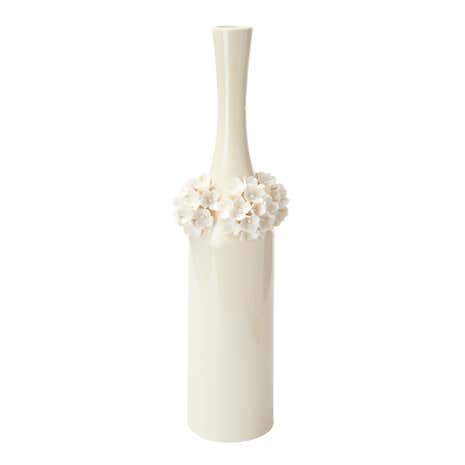 Dorma White Decorative Flower Vase