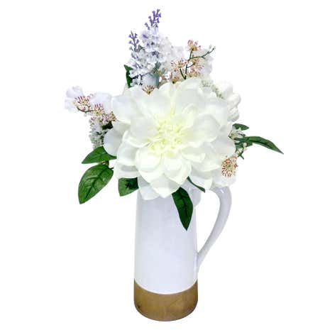 Flowers in Ceramic Jug