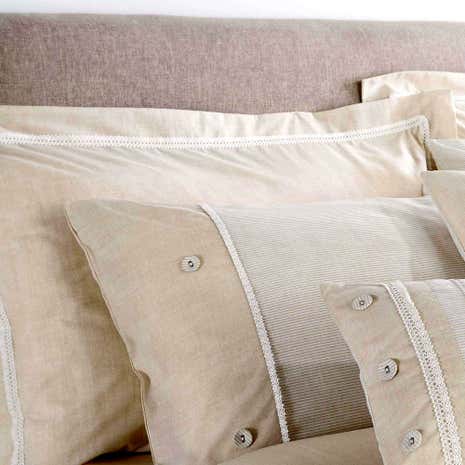 Millie Natural Oxford Pillowcase