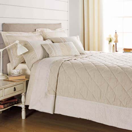 Millie Natural Bedspread