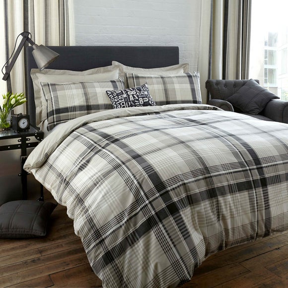 Bedding Sets Dunelm Mill Tokida For Salvage Check Grey Duvet Cover And Pillowcase Set Dunelm