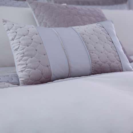 Vienna Silver Boudoir Cushion