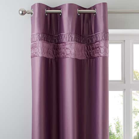Vienna Heather Thermal Eyelet Curtains