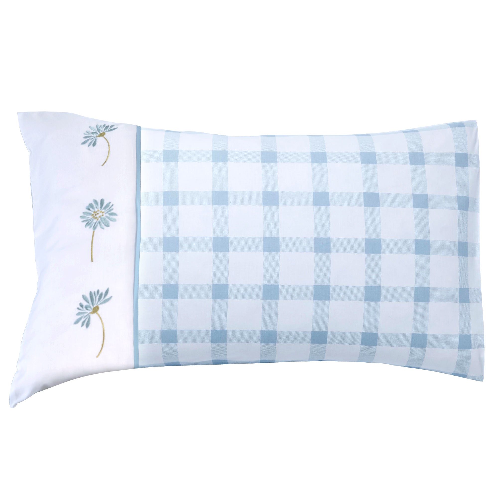 Daisy Duck-Egg Housewife Pillowcase Dunelm photo