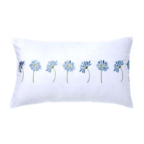Daisy Duck-Egg Boudoir Cushion