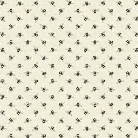 Natural Bees Fabric