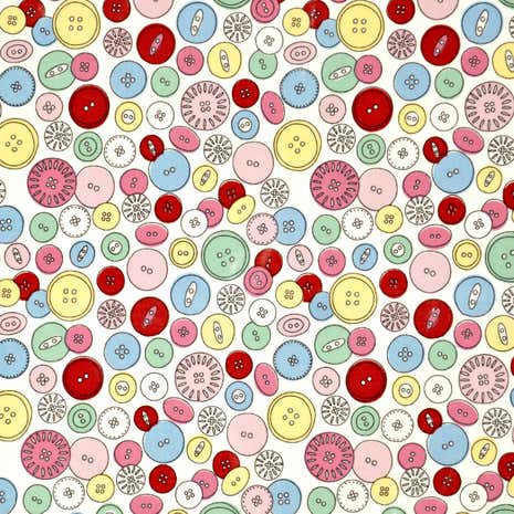 Buttons PVC Fabric