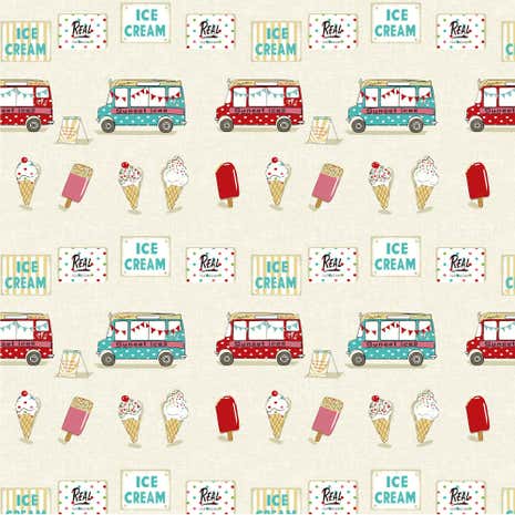 Ice Cream PVC Fabric