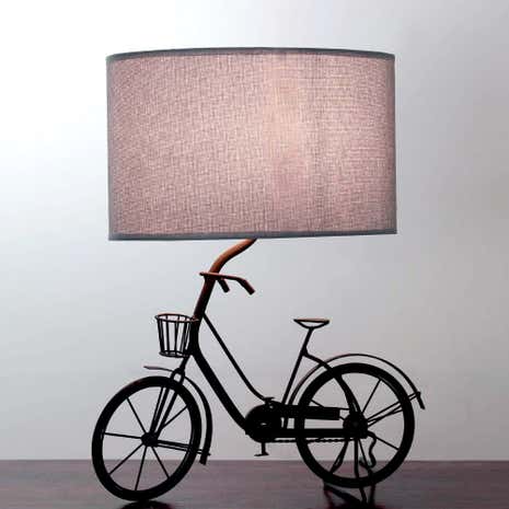 Jasper Metal Bicycle Lamp Grey shade