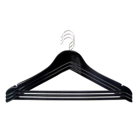 Set of 10 Wooden Hangers
