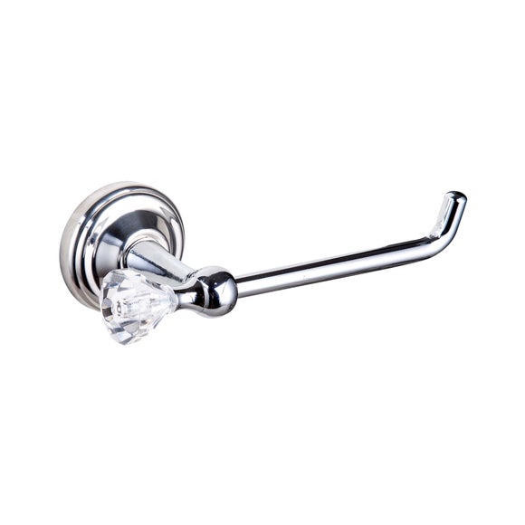 Silver Sparkle Toilet Roll Holder