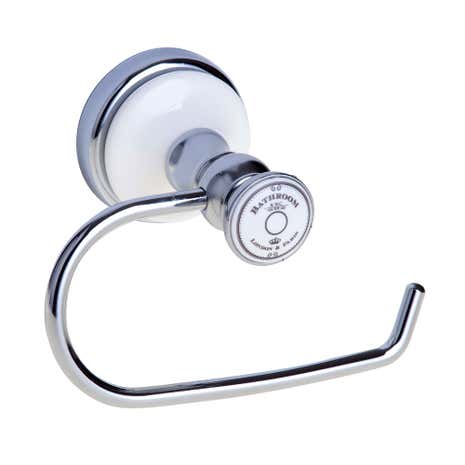 Silver Vintage Toilet Roll Holder