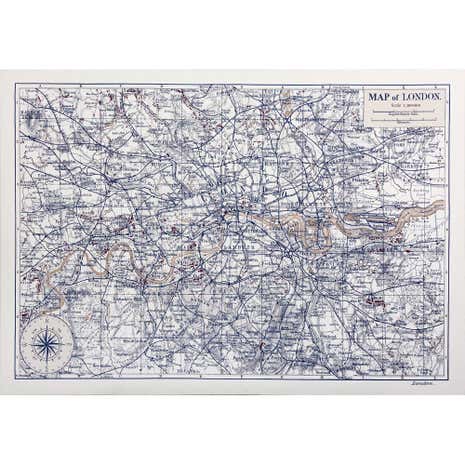 London Map Canvas