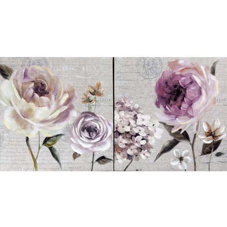 Graceful Glamour Pair of Canvases