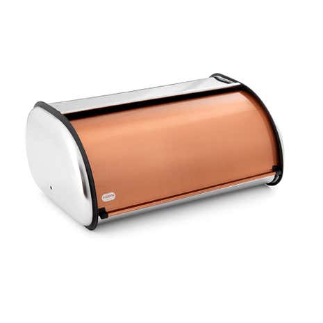Addis Deluxe Copper Roll Top Bread Bin