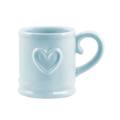 Country Heart Duck Egg Espresso Cup