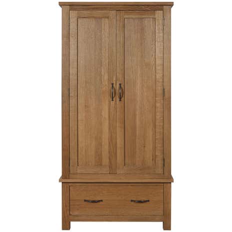 Sidmouth Oak Double Wardrobe