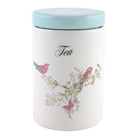 Beautiful Birds Tea Storage Jar
